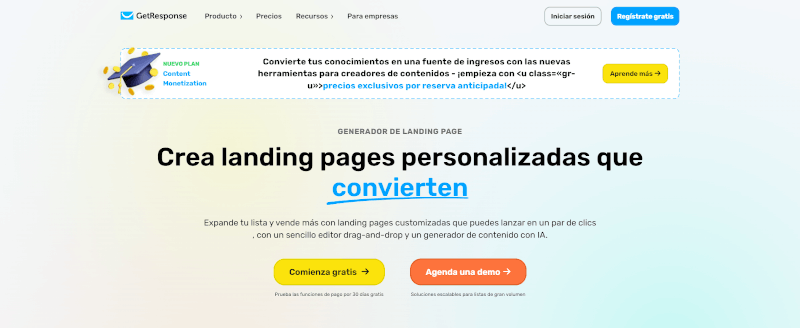 Portafolio Getresponse